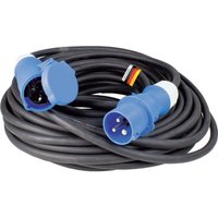 As-schwabe - cee Verlängerung Stecker Kupplung 230V 16A 25m H07RN-F 3G2,5 IP44 von as - Schwabe