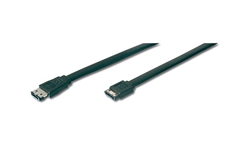 Assmann Electronic ak-esata-sata150 1.5 m eSATA SATA schwarz Kabel SATA – Kabel SATA von ASSMANN