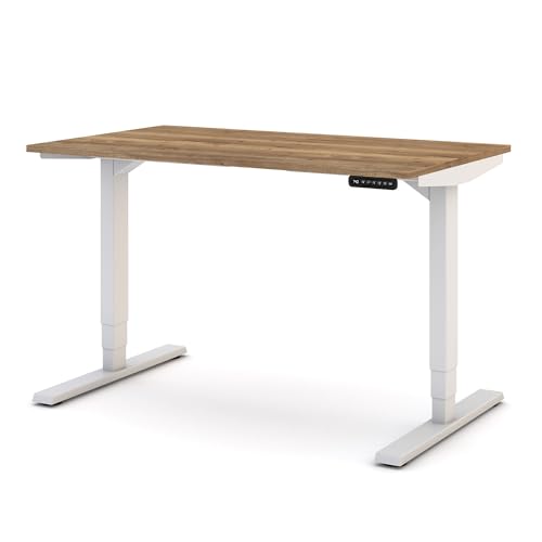 ASSMANN Elektrisch höhenverstellbarer Schreibtisch Y-Line 120x70cm Eiche Tabak Weiß, TÜV-Zertifiziert, Memoryfunktion, Kollisionsschutz, 5 Jahre Herstellergarantie einfache Montage für Büro und ASSMANN Elektrisch höhenverstellbarer Schreibtisch Y-Line 120x70cm Eiche Tabak Weiß, TÜV-Zertifiziert, Memoryfunktion, Kollisionsschutz, 5 Jahre Herstellergarantie einfache Montage für Büro und von ASSMANN