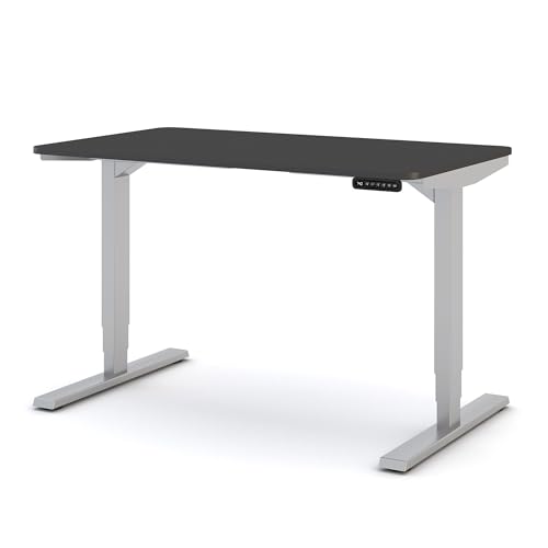 ASSMANN Elektrisch höhenverstellbarer Schreibtisch Y-Line Curved 120x70cm 120x70cm Anthrazit Silber, TÜV-Zertifiziert, Memoryfunktion, 5 Jahre Herstellergarantie einfache Montage für Büro und ASSMANN Elektrisch höhenverstellbarer Schreibtisch Y-Line Curved 120x70cm 120x70cm Anthrazit Silber, TÜV-Zertifiziert, Memoryfunktion, 5 Jahre Herstellergarantie einfache Montage für Büro und von ASSMANN