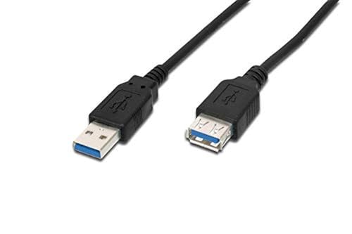 DIGITUS ASSMANN USB3.0 extension cable 3m USB A/M to A/F bulk black von DIGITUS