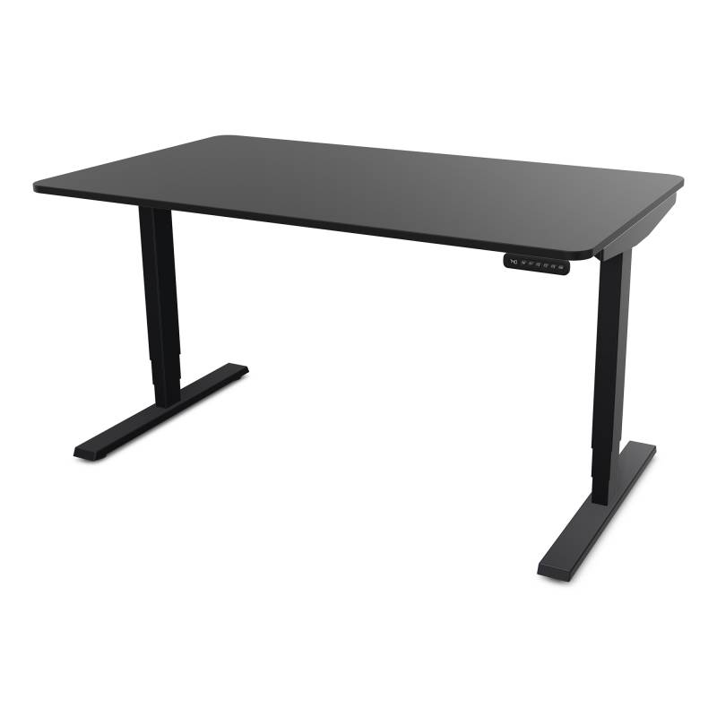 Elektrisch höhenverstellbarer Schreibtisch Y-Line Curved von ASSMANN