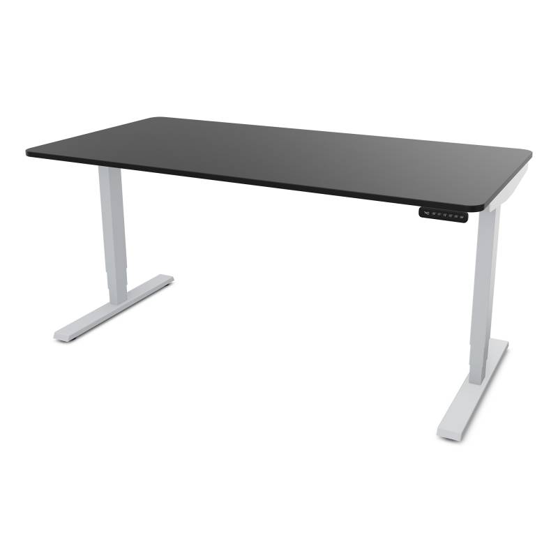 Elektrisch höhenverstellbarer Schreibtisch Y-Line Curved von ASSMANN