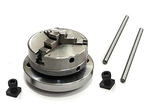 Selbstzentrierendes Bohrfutter mit Rückplatte und T-Muttern zum Fräsen, 65 mm von ASSORTS