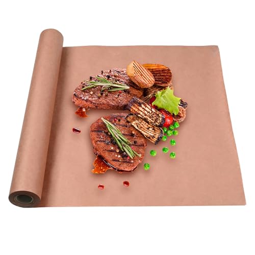 ASSRECT Butcher Paper BBQ Kraftpapier 45cm x 15m Pink Metzger Papier für Grill Smoker Fisch Fleisch BBQ Butcher Papier Grillpapier von ASSRECT