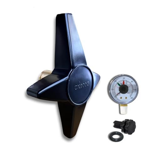ASSTSS CX900G Verriegelungsknopf Ersatz und ECX1322A Richtungsventil mit O-Ring kompatibel und ECX271261 Box-Manometer für Star-Clear Plus Parts Kartuschenfilter und Separatortank von ASSTSS