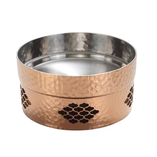 ASSYA 304 Edelstahl-Gitter mit Heizbasi,Gold,27cm von ASSYA