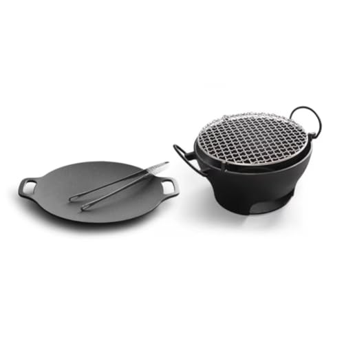 Multifunktionales Gusseisen -Holzkohlegrill mit verdickter Gusseisengrillplatte, geeignet für Außen- und Innengrills Multifunktionales Gusseisen -Holzkohlegrill mit verdickter Gusseisengrillplatte, geeignet für Außen- und Innengrills von ASSYA