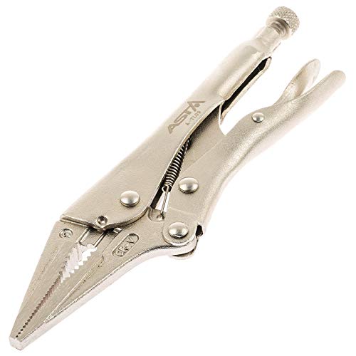 Asta A-TL09 Langbeck-Gripzange Klemmzange Schweißzange 220 mm von ASTA