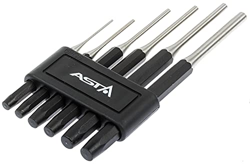 ASTA Splintentreiber Satz 6-tlg. Metall Durchschläger Durchtreiber Hardware-Pin-Satz von ASTA
