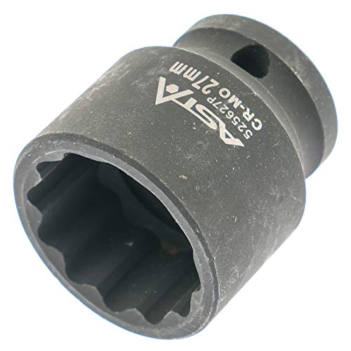 Vielzahn Steckschlüssel Einsatz 1/2" SW 27 mm Schlagschrauber von ASTA