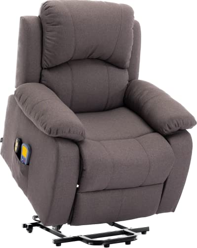 ASTAN HOGAR Ramón AH-AR30920MR, Relaxsessel mit Selbsthilfefunktion (Heilung von Personen), elektrische Liege, Massage und Therapie, Braun von ASTAN HOGAR