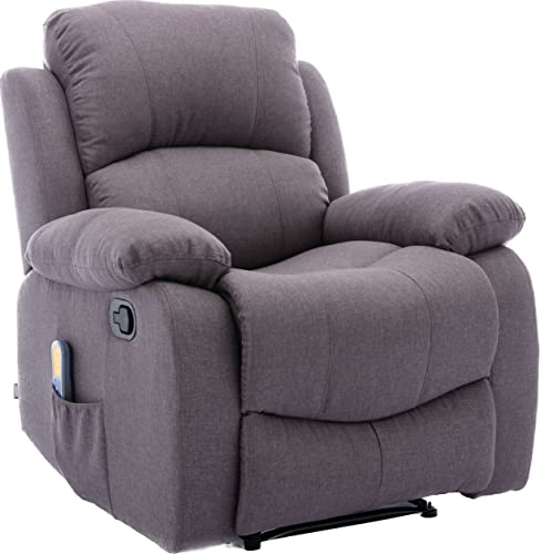 ASTAN HOGAR Relaxsessel mit manueller Neigung, Massage und Therapie, Modell Ramón AH-AR30900GR, braun von ASTAN HOGAR