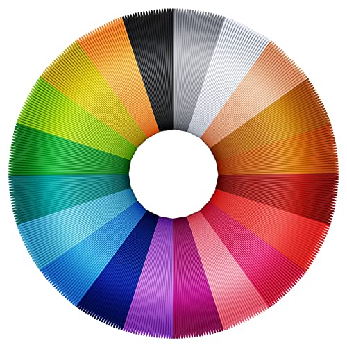 ASTARON 3D Stift Filament 1.75 PLA 20 Farben, 3d Drucker Filamente, 16,4 Ft pro Farbe Insgesamt 328 Ft 3D Printer Filament 3d Druckmaterialien Set von ASTARON