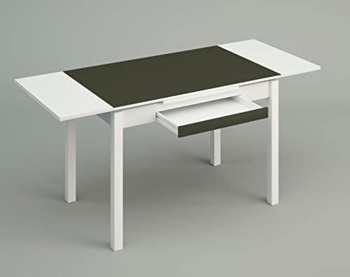 ASTIMESA Alas Cristal Küchentisch, Metall, Graphit, 100 x 60 cm ASTIMESA Alas Cristal Küchentisch, Metall, Graphit, 100 x 60 cm von ASTIMESA