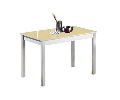 ASTIMESA Küchentisch, Metall, Beige, 90x50cm von ASTIMESA