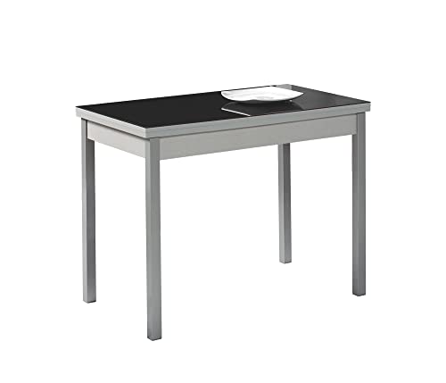 ASTIMESA Küchentisch, Metall, Schwarz, 90x50cm-extendida 140x50 cms von ASTIMESA