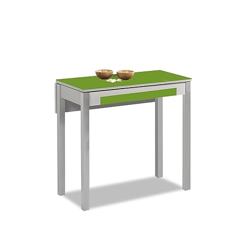 ASTIMESA Küchentisch, Metall, grün, 90x50cm-extendida 90x70 cms von ASTIMESA