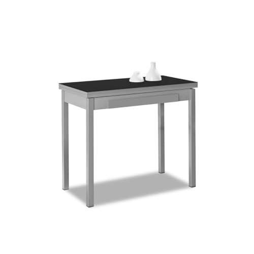 ASTIMESA Küchentisch, Buchstil, Schwarz, 90 x 50 cm von ASTIMESA