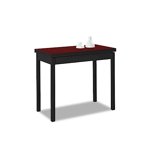 ASTIMESA Buchart Küchentisch, Bordeaux, 80 x 40 cm bis 80 x 80 cm von ASTIMESA