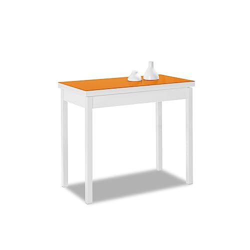 ASTIMESA Typ Buch küchentisch, orange, 80 x 40 cm a 80 x 80 cm von ASTIMESA