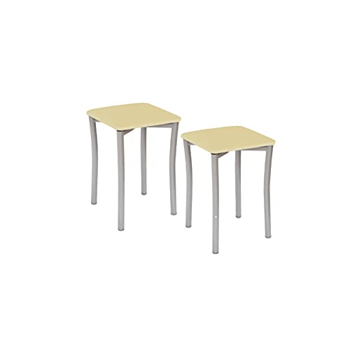 ASTIMESA Zwei Küchenstuhl, Metall, beige, Altura de asiento: 45 cms von ASTIMESA