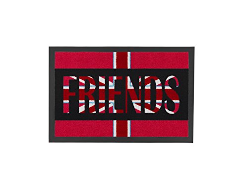 ASTRA 1672015002 Matte, Türmatte, Fußmatte, Flag Design Friends, 39 x 58 cm, rot von ASTRA