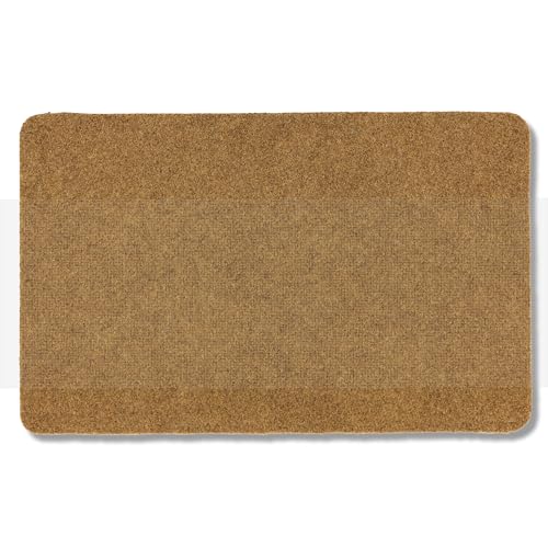 Fussmatte aussen & innen Made in Germany - Schmutzfangmatte strapazierfähig - Türmatte robust - Witterungsbeständige Fußmatte Outdoor - 50x80 cm beige von Astra