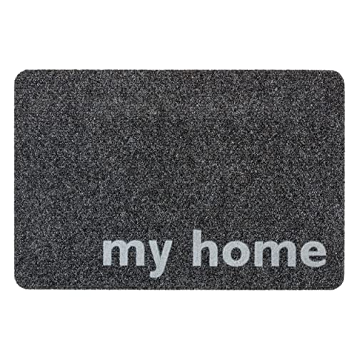 Astra Fussmatte innen mit Motiven - Passt unter die Eingangstür - Schmutzfangmatte strapazierfähig - Indoor Türmatte rutschfest - 40x60 cm My Home grau Astra Fussmatte innen mit Motiven - Passt unter die Eingangstür - Schmutzfangmatte strapazierfähig - Indoor Türmatte rutschfest - 40x60 cm My Home grau von Astra
