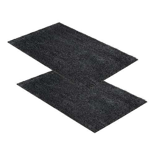 Astra Fussmatte innen rutschfest - nachhaltige Schmutzfangmatte waschbar bei 30°C - Türmatte PVC-FREI - Fußmatte pflegeleicht - 2er Set 40x60 cm anthrazit Astra Fussmatte innen rutschfest - nachhaltige Schmutzfangmatte waschbar bei 30°C - Türmatte PVC-FREI - Fußmatte pflegeleicht - 2er Set 40x60 cm anthrazit von Astra