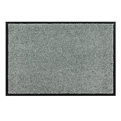 ASTRA Hochwertige Schmutzfangmatte - Fussmatte innen - bei 30° C waschbare Fußmatte - Rutschfester Läufer - Schuhablage Flur - Küche - Mint 60x90 cm von ASTRA