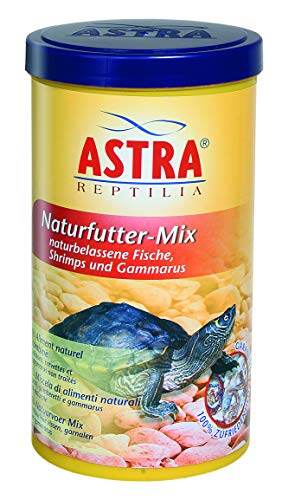 ASTRA Naturfutter-Mix (für Wasserschildkröten), 1er Pack (1 x 1 l) von ASTRA