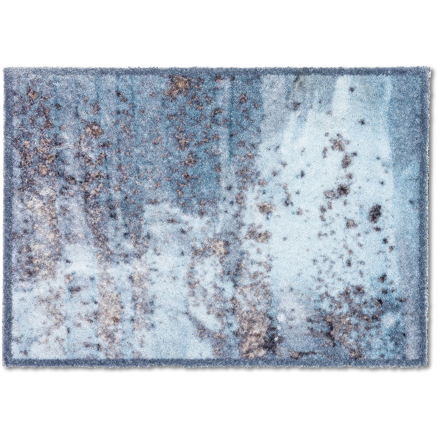 Astra Sauberlaufmatte Pure und Soft 50 cm x 70 cm Beton Hellblau von ASTRA