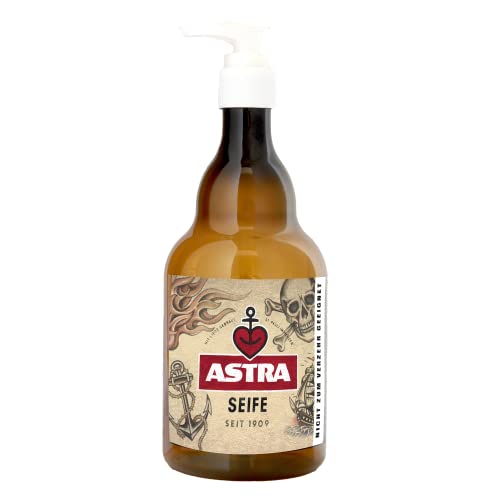 ASTRA Bier Seifenspender (PET) für Bad + Küche, in Flaschenform, Geschenk-Ideen aus St. Pauli von ASTRA