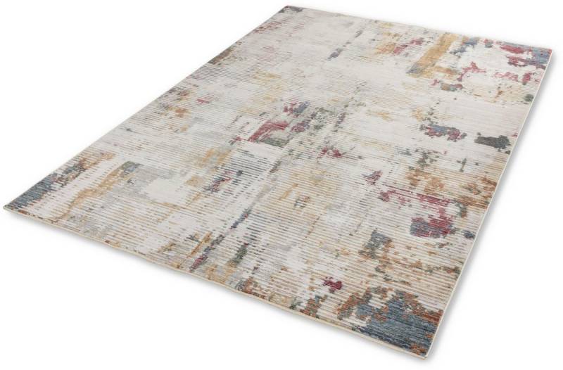 ASTRA Teppich Calea 241, rechteckig, Höhe: 6 mm, Kurzflor mit Fransen, Hoch Tief Struktur, Wohnzimmer von ASTRA