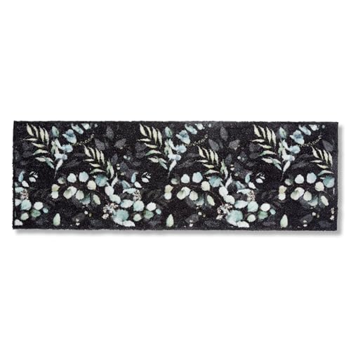 Astra Flauschige Sauberlaufmatte weich - Pure & Soft - Eukalyptus 50 x 150 cm - Waschbarer Küchenteppich innen - Türmatte strapazierfähig - Teppich läufer von Astra