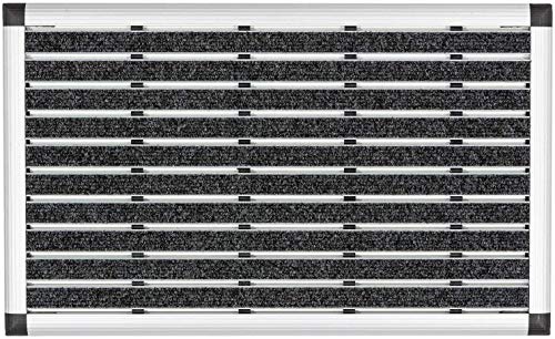Astra hochwertig verarbeitete Schmutzfangmatte - Türmatte für den Aussenbereich - Fußabtreter mit Anlaufkanten - 100% Aluminiumrahmen - 40 x 60 cm - grau Astra hochwertig verarbeitete Schmutzfangmatte - Türmatte für den Aussenbereich - Fußabtreter mit Anlaufkanten - 100% Aluminiumrahmen - 40 x 60 cm - grau von Astra