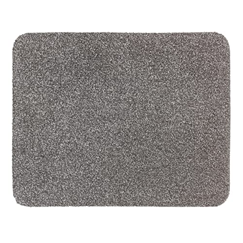 Schmutzfangmatte innen waschbar 60x75 cm – Sauberlaufmatte grau 100% Baumwolle Matte - Entra SAUGSTARK - rutschfeste Fußmatte pflegeleicht von Astra
