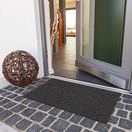 Fussmatte Brush Line anthrazit 50x80 cm von Astra