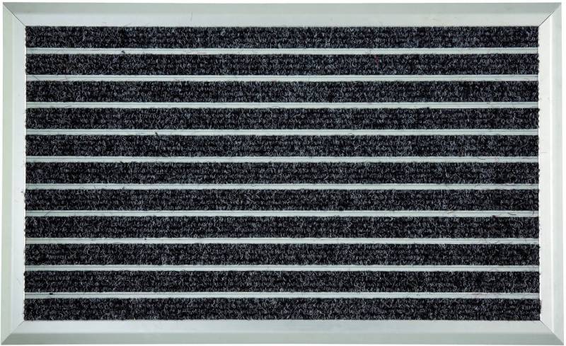 ASTRA Fußmatte Exclusiv Mat, rechteckig, Höhe: 13 mm, Schmutzfangmatte, strapazierfähig, Aluminium Rahmen von ASTRA