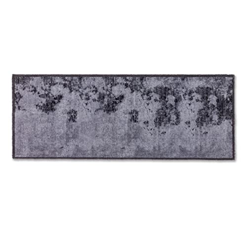ASTRA Fußmatte innen rutschfest - Beton grau 50x130 cm - Schmutzfangmatte waschbar und pflegeleicht - Felicido Sauberlaufmatte Eingang, Flur, Haustür von ASTRA