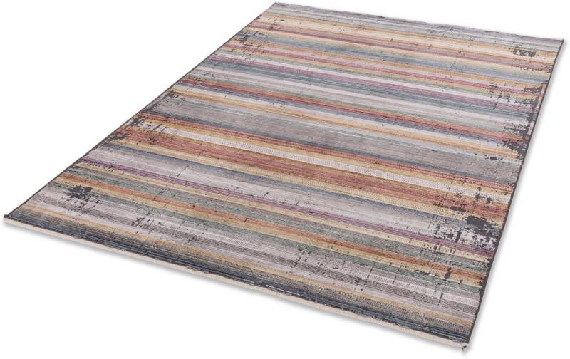 ASTRA Teppich Calea 231, rechteckig, Höhe: 6 mm, Kurzflor mit Fransen, Hoch Tief Struktur, Wohnzimmer von ASTRA