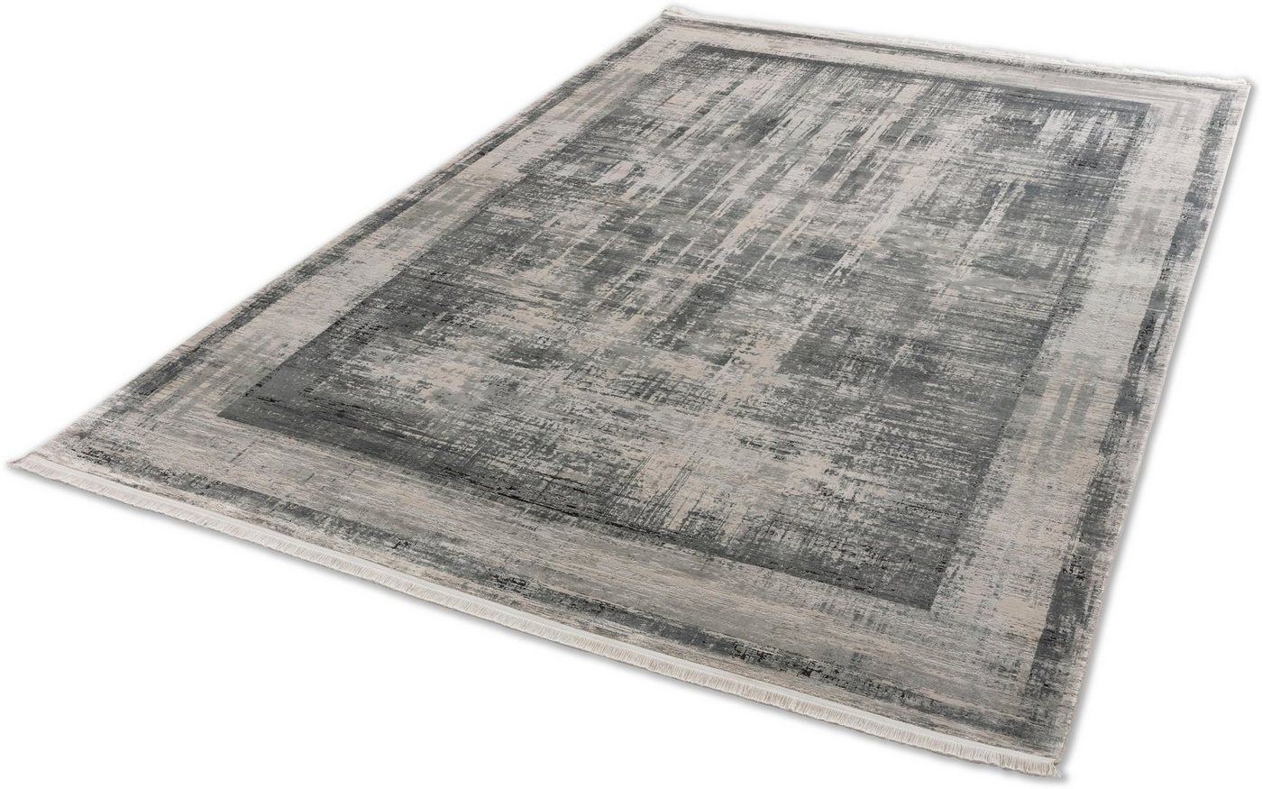 Teppich Gravina 6624 223, ASTRA, rechteckig, Höhe: 8 mm, eleganter seidiger Flor, Viskoseteppich, Hoch-Tief-Struktur von ASTRA