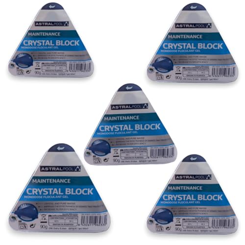 Crystal Block Astralpool Flockungsmittel aus Gel, 5 Stück von ASTRALPOOL