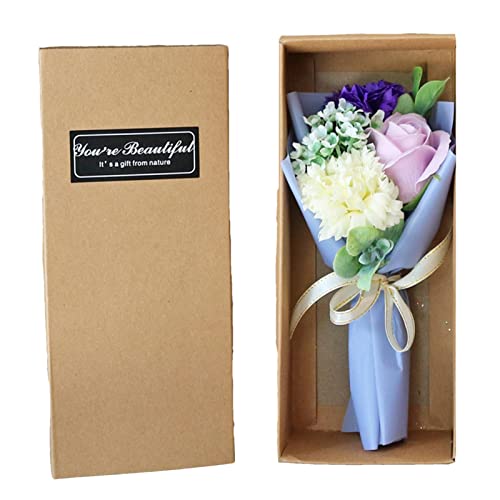 ASTRL Blumenstrauß-Box, duftender Rosenstrauß mit Geschenkbox – Badeseife, Duftblume für Hochzeit, Muttertag, Jahrestag, Dekoration, Geschenk von ASTRL