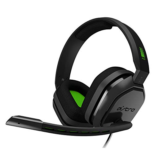 ASTRO Gaming A10 Gaming-Headset mit Kabel, Leicht & Robust, ASTRO Audio, Dolby ATMOS, 3,5mm Anschluss, Xbox Series X|S, Xbox One, PS5, PS4, Nintendo Switch, PC, Mac, Smartphone - Schwarz/Grün von ASTRO Gaming