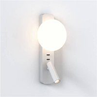 Astro - gebraucht] Zeppo Reader Wandlampe Wandleuchte Lampe Leuchte Mit Leselicht Alu Weiß B-Ware von ASTRO