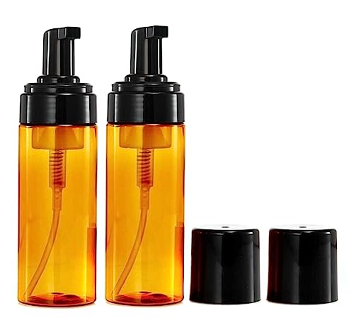 2 Stück 100 ml leere Schaum-Pumpflasche Schaumpumpe Seifenspender Reise Schaumspender Kunststoff Schaumspender Flasche Kosmetikbehälter für Handseife Shampoo Körperwäsche von ASTRQLE