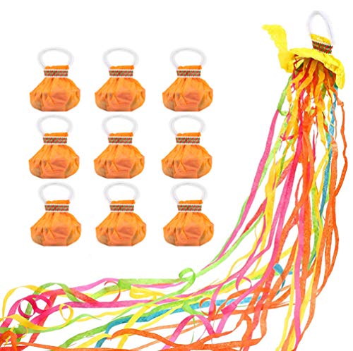 Bunte Handwurf-Luftschlangen, Konfetti-Popper, Party-Luftschlangen, kein Durcheinander, Papierknallbonbons für Neujahr, Geburtstag, Hochzeit, Feiern, Festivals, Veranstaltungen, 10 Stück Bunte Handwurf-Luftschlangen, Konfetti-Popper, Party-Luftschlangen, kein Durcheinander, Papierknallbonbons für Neujahr, Geburtstag, Hochzeit, Feiern, Festivals, Veranstaltungen, 10 Stück von ASTRQLE