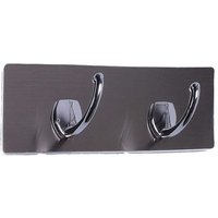 Klebeetikett 2 Haken grau 22 x 7,5 cm Klebeetikett 2 Haken grau 22 x 7,5 cm von ASTUCEO